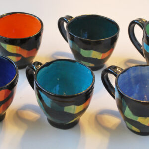 Playful Painted Mugs