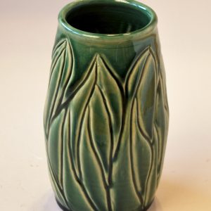 Carved Celadon Vase