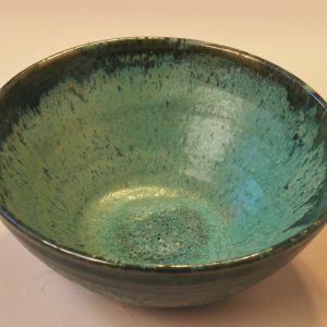 Serving Bowl in Dark and Light Green