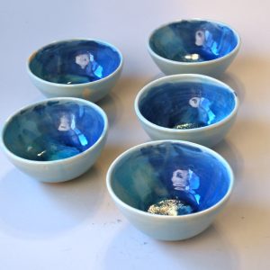 Blue Painted Bowls