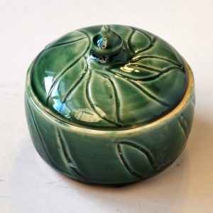 Carved Celedon Jewelry Box