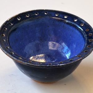 Earring Bowl: Dark Blue and Periwinkle