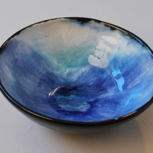 Blue Painted Bowl