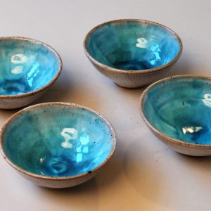 Small Aqua Bowls