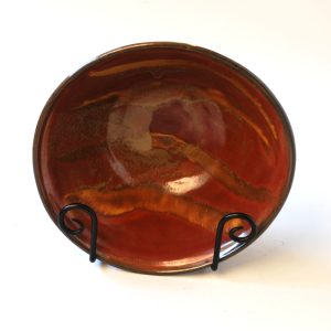 Large Rust Colored Bowl
