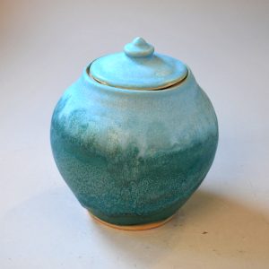 Jar in Shades of Turquoise