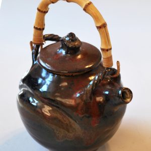 Altered Earthtone Teapot